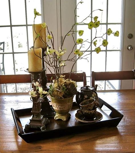 30 Beautiful Kitchen Table Centerpiece Decorating Ideas 35 | Dining
