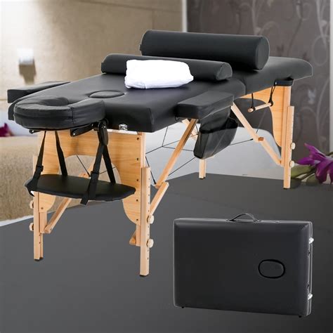 Massage Table Massage Bed Spa Bed Inch Long Height Adjustable Portable Folding Massage