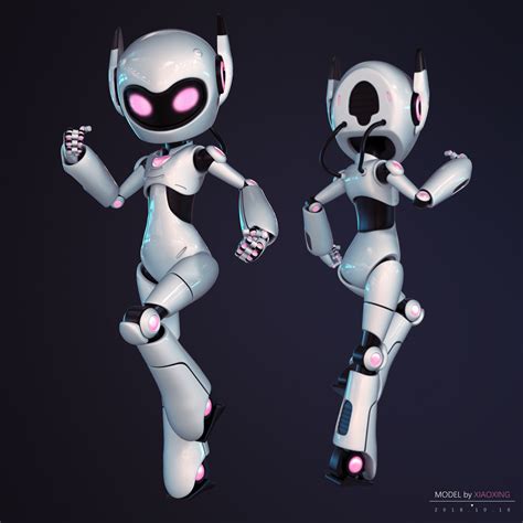 3d Model Female Robot Rigged 3d Model Vr Ar Low Poly Rigged Obj Fbx Ma Hot Sex Picture
