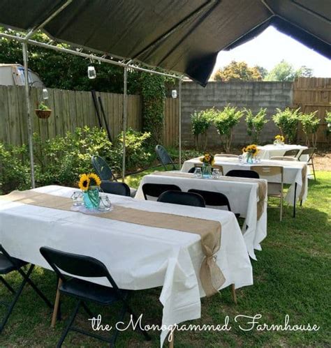 35 Diy Outdoor Graduation Party Ideas Hairs Out Of Place