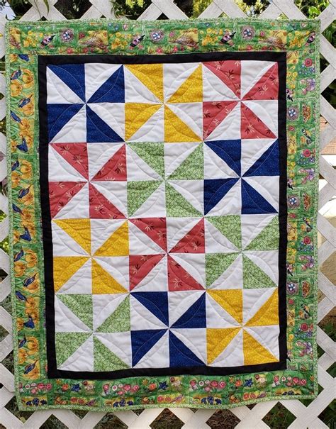 Pinwheel Baby Quilt Pattern Etsy Baby Quilt Pattern Baby Quilt