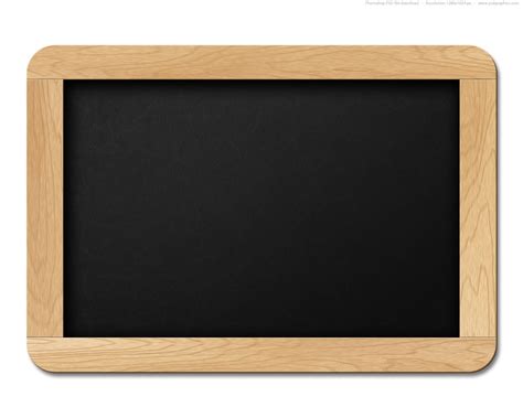 Small Black Chalkboard Psd Template Psdgraphics