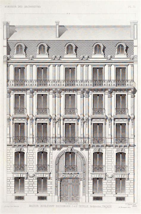 Archimaps Parisian Architecture Facade Design Haussmann Architecture