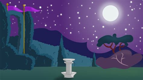 Download Mlp Animation Project Bg Night Scene By Erockertorres By
