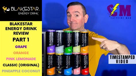 Blakestar Energy Drink Product Review New Energy Drink With 10 Flavors