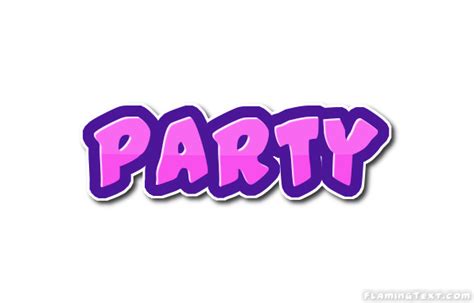 Party Logo Herramienta De Diseño De Nombres Gratis De