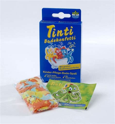 Coloured Bath Confetti 8g Fishy Shapes Tinti Badekonfetti Plus 1 X