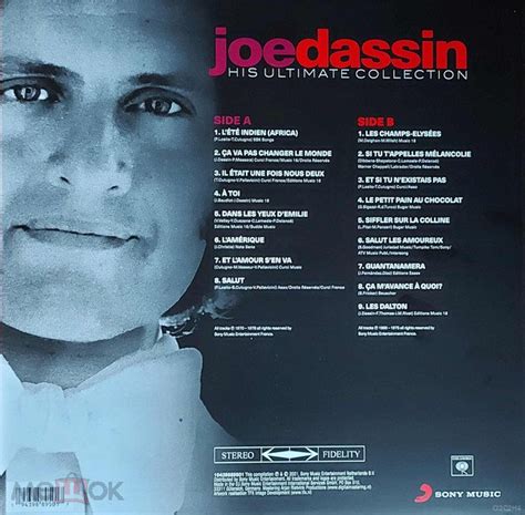 Joe Dassin His Ultimate Collection Lp Eu 2021 Ss торги завершены 251149966