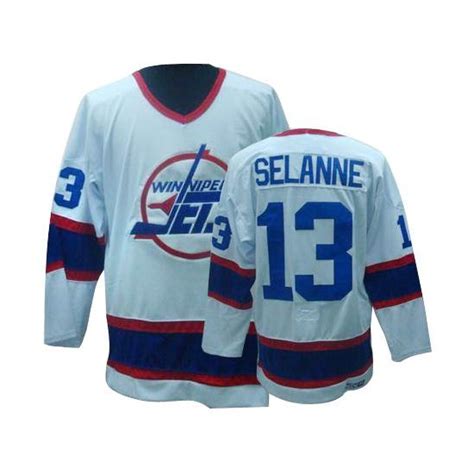 Shop jets jerseys and reverse retro jerseys at fanatics.com. Teemu Selanne Winnipeg Jets CCM Premier White Throwback ...