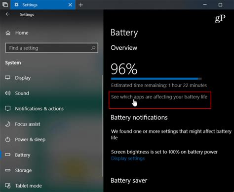 Aufrichtigkeit Tunnel Lauern Show Battery Time Remaining Windows 10