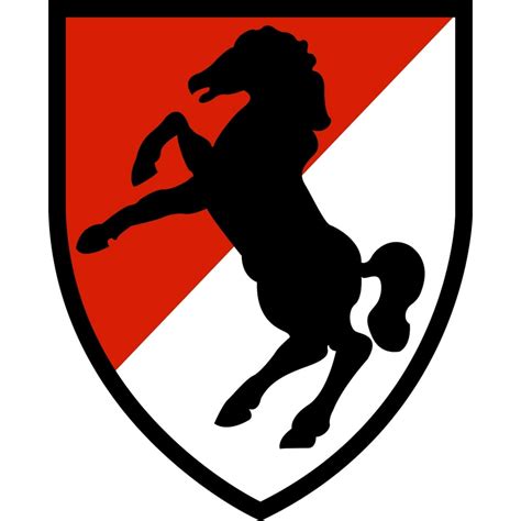 38 Inch 11th Armored Cavalry Regiment Patch Decal