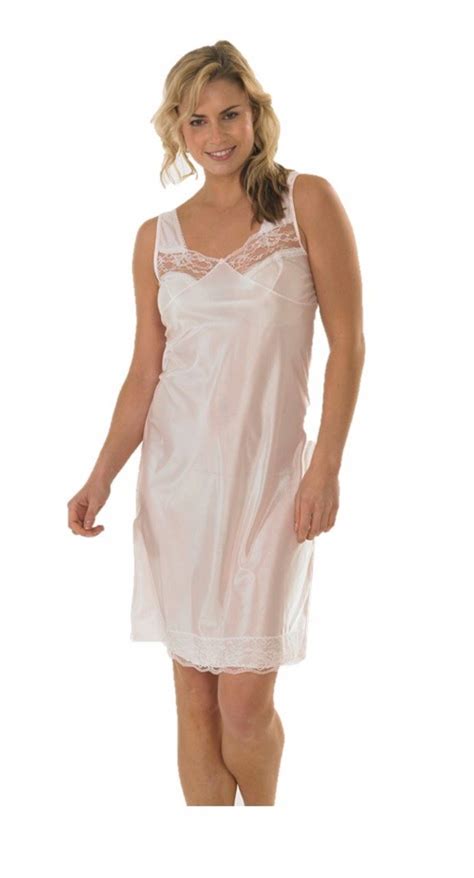 Womens Full Slip Ladies Under Dress Petticoat Full Length Sizes 12 28