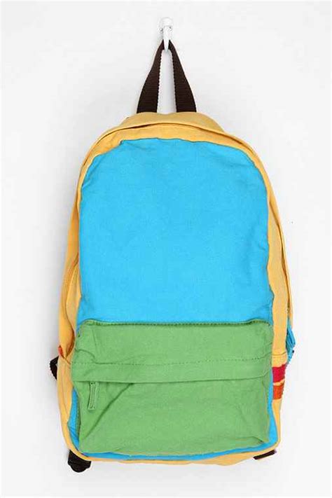 Carrot Colorblock Backpack Urban Outfitters