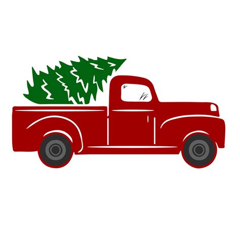 This free svg cut file is compatible with the cricut, silhouette cameo, and other craft cutters. Free Tree Truck Svg Cut File | Craftables