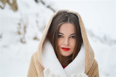 Free Images Hand Person Snow Winter Girl Woman
