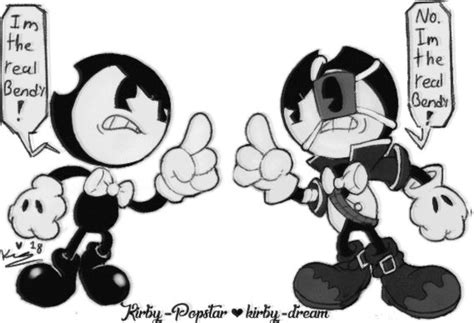 Who Is The Real Bendy By Kirby Popstar Bendy And The Ink Machine