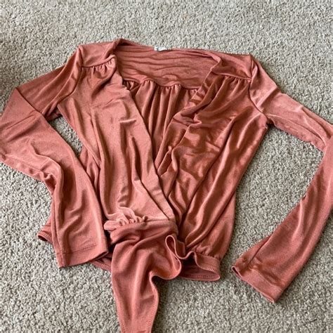 Free People Tops Free People Turnt Bodysuit Ginger Spice Large