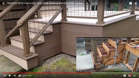 The fascia boards will be installed flush with the deck boards to cover the ends. DECK REBUILD Part 2 of 6: Framing Stairs and Skirt For ...