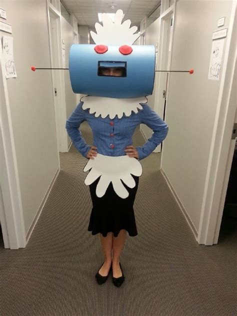 Rosie The Robot From The Jetsons Diy Halloween Costumes For Women Diy Halloween Costumes