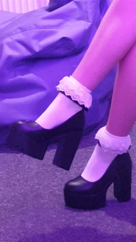Platforms And Socks A Vibe Cute Shoes Heels Heels Fashion Shoes