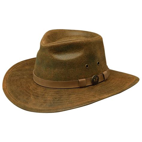 Mens Outback Trading Company® Leather Kodiak Hat 185861 Hats And Caps