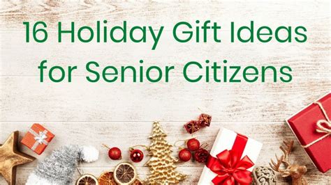 This is a guide about gift ideas for seniors. 16 Holiday Gift Ideas for Senior Citizens - This Insidious ...