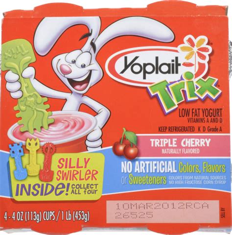Yoplait Trix Triple Cherry Yogurt 16 Oz Qfc
