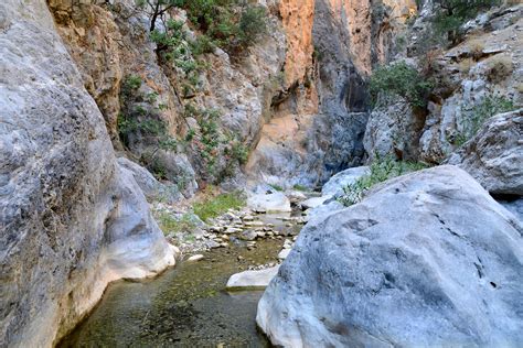 The gorge is in southwest crete in the regional unit of chania. Sarakina Gorge (3) | South-East Crete | Pictures | Greece ...