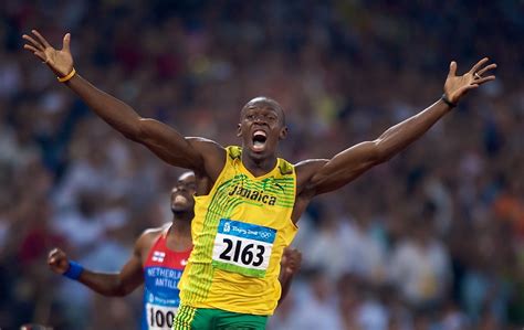 Usain Bolt Men Athletes Muscles Hd Wallpaper Wallpaper Flare