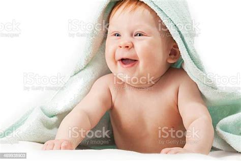 Baby Under Towel Stock Photo Download Image Now Baby Human Age