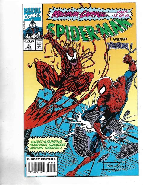 Spider Man 37 1993 98 Nmmt Stan Lee Todd Mcfarlane Era Venom