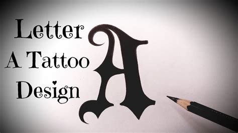 How To Draw A Letter Tattoo Designs Fancy Letters Tattoo Lettering