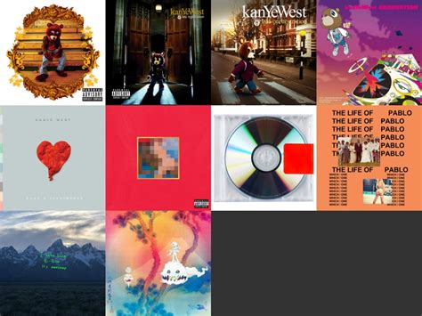 Container Unterteilen Akademie All Kanye West Album Covers Katastrophe Laden Mental