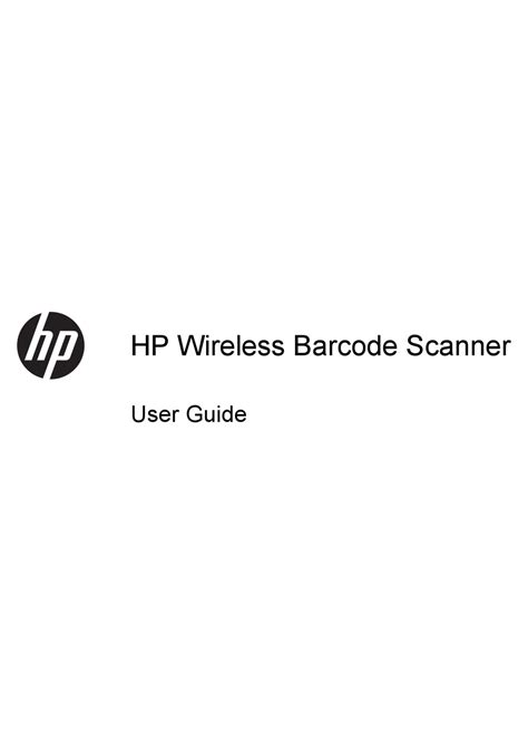 Hp Wireless Barcode Scanner User Manual Pdf Download Manualib