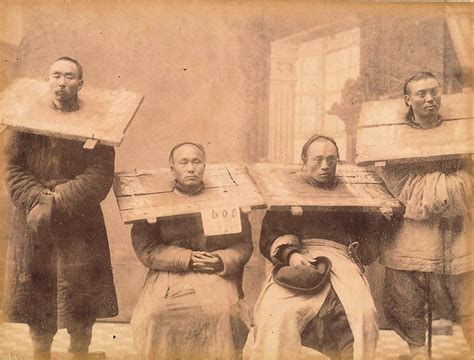 Men In Cangue In China Late 1800s A Photo On Flickriver