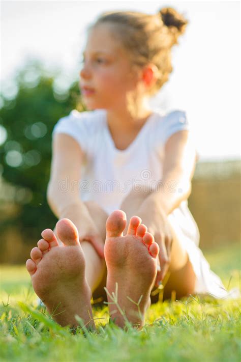 girls feet stock image image of enjoying adorable outdoors 57065027