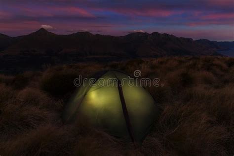 Tongariro Alpine Crossing Blue Lake Early Morning Sunrise Landscape