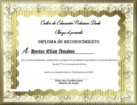 Diplomas De Agradecimiento Diplomas Editables Modelos De Diplomas