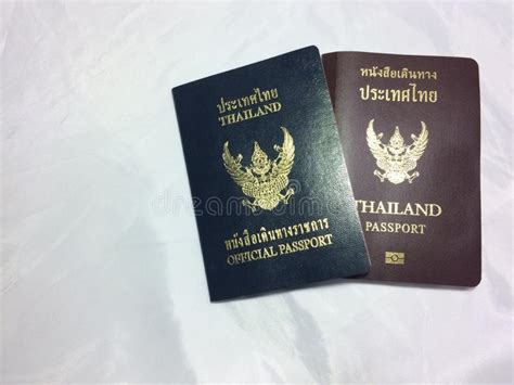 Thai Passports Stock Image Image Of Passports Official 130016403