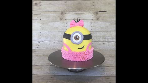 Frost a sheet cake with your favorite vanilla buttercream. Simple Buttercream Minion Girl With TuTu Tutorial Time Lapse - YouTube