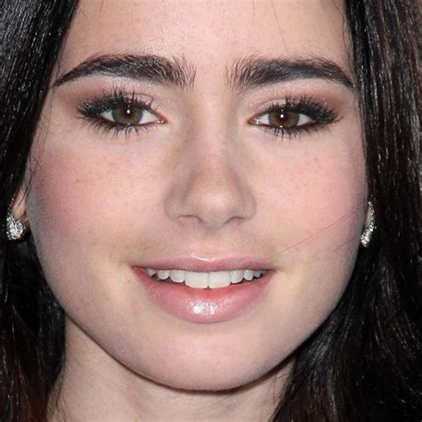 Lily Collins Makeup Bronze Eyeshadow And Pale Pink Lipstick Steal Her