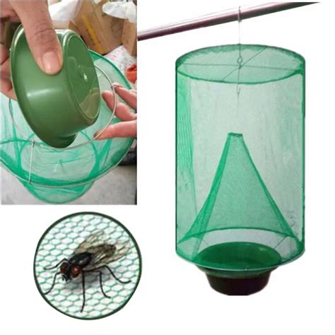 2018 New Folding Mosquito Capture Catching Fly Mesh Net Cage Hanging
