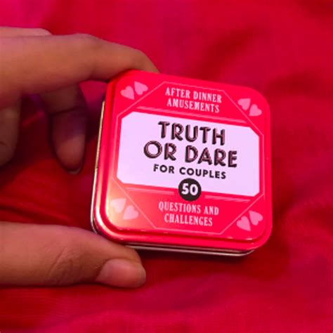 a couples truth or dare game that ll help you share secrets and experiences that ll totally