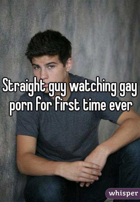 Straight Guy Watching Gay Porn For First Time Ever