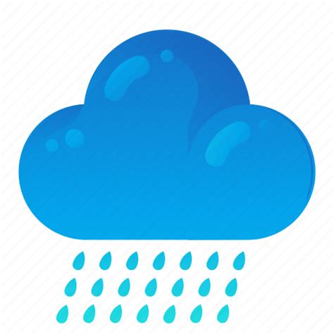 Cloud Forecast Rain Raining Weather Icon Download On Iconfinder