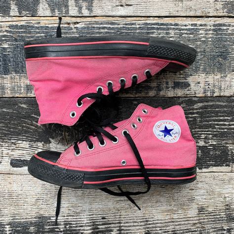 Totally Cute Converse 2 Tone Black And Pink Hi Top Chuck Taylor All