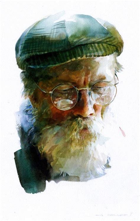 40 Realistic Watercolor Portrait Illustrations And Paintings Tutorial