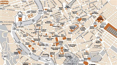 Map Central Rome Tourist Attractions Travel News Best Tourist