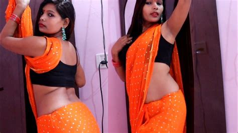 Saree Fashion Video Shoot In House Saree Lover Pinki Tiwari Video Part
