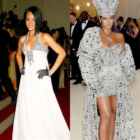 Rihannas Met Gala Looks Through The Years Photos Hollywood Life